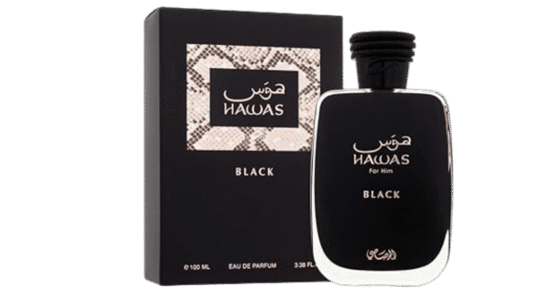 Hawas Black, Perfume Para Hombre, Eau de Parfum 100 ml - Rasasi